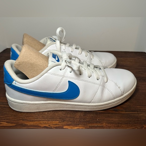 Nike Blazer Low Leather "White Blue" Men’s Size 8 Sneakers Good‎ Condition. - Picture 5 of 9
